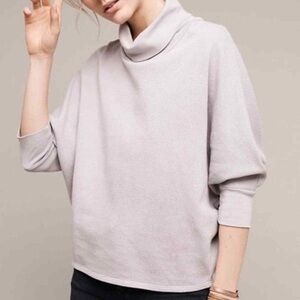 Stateside anthropology grey cowl neck sweater